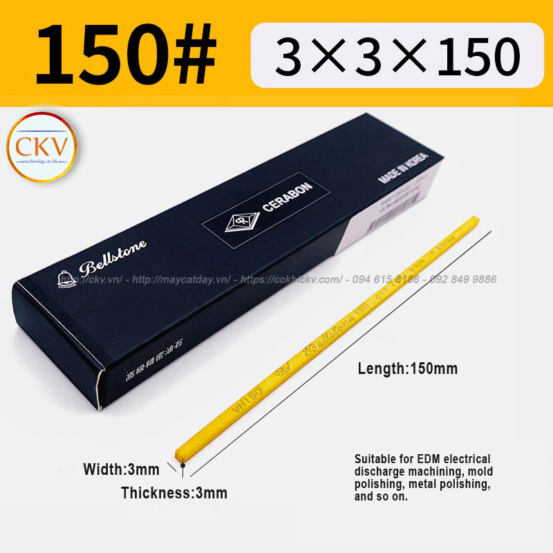 Đá mài dầu BellStone 3 x 3 x 150 VH150 #150