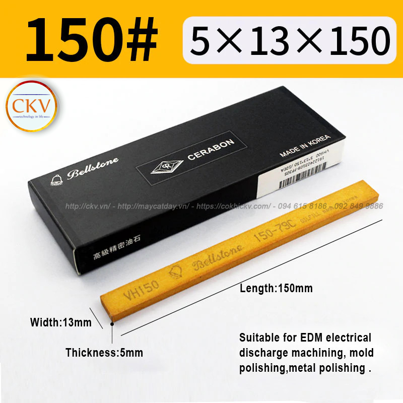 Đá mài dầu BellStone 5 x 13 x 150 VH150 #150