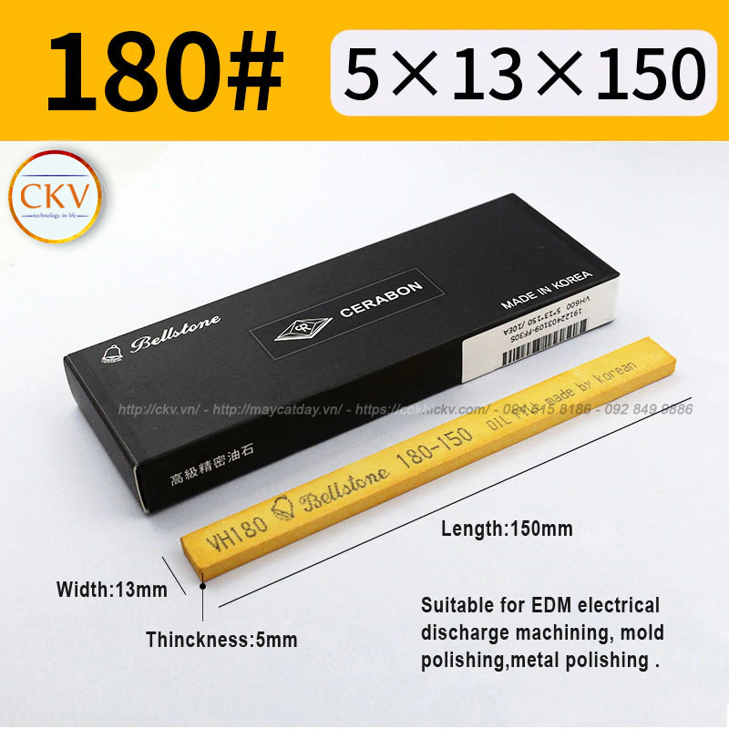 Đá mài dầu BellStone 5 x 13 x 150 VH180 #180