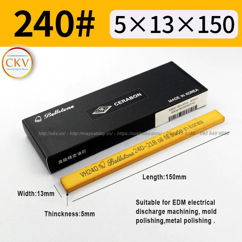 Đá mài dầu BellStone 5 x 13 x 150 VH240 #240