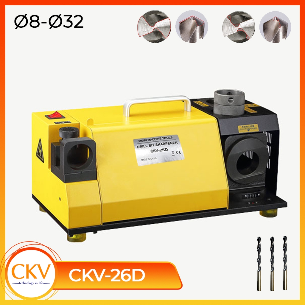 Có nên dùng máy mài mũi khoan D8–D32 CKV-26D? Lợi ích khi gia công