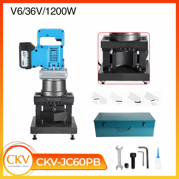 Máy cắt thép V thủy lực cầm tay CKV-JC60PB V6 – Pin Lithium 36V, 4 chức năng