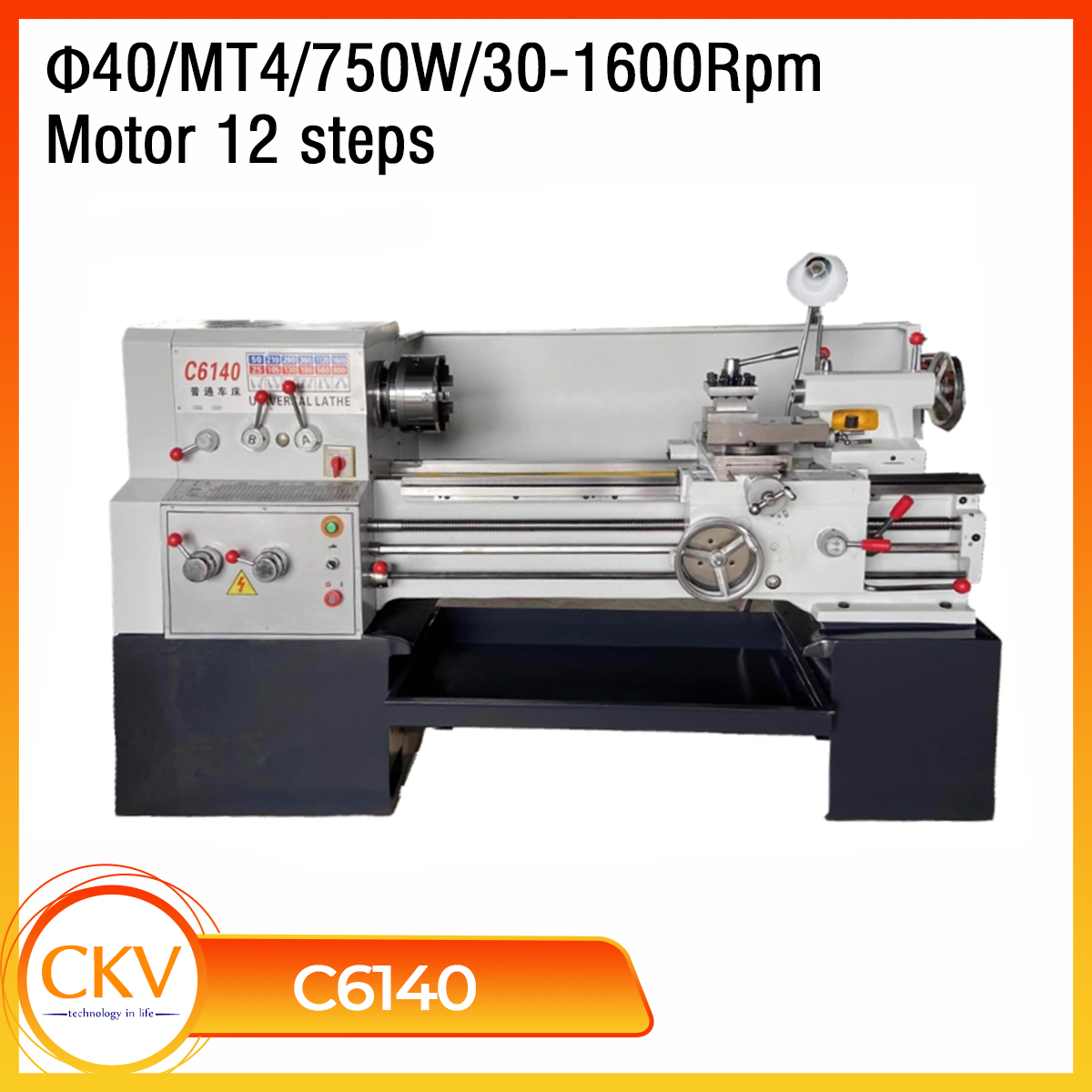 Máy tiện cơ - Máy tiện ngang C6140