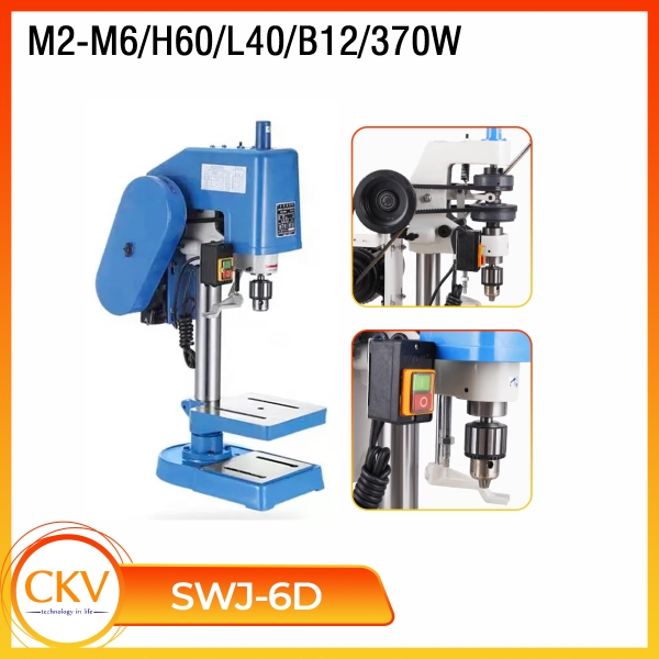 Máy taro ly hợp SWJ-6D M5/M6/H60/L40/B12/370W/Động cơ đồng nguyên chất
