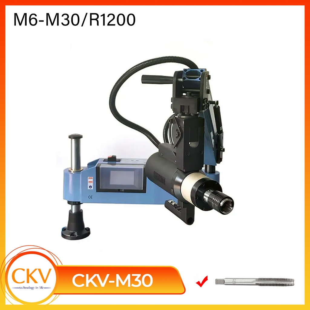 Máy taro cần điện CKV-M30 M6–M30 – Thiết bị taro hiệu suất cao cho xưởng cơ khí