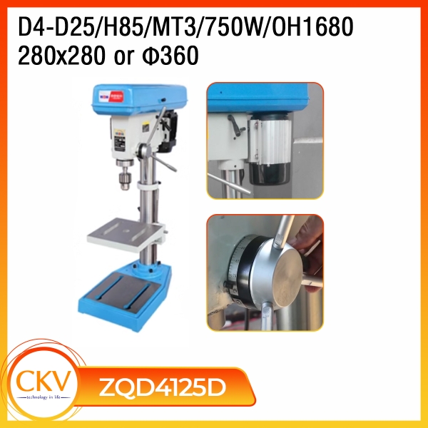 Máy khoan để bàn ZQD4132D khoan D32 – Giải pháp gia công chính xác