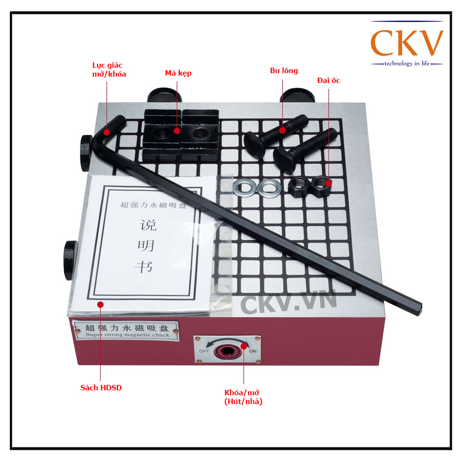Bàn hút từ là gì? - Bàn từ máy phay CNC