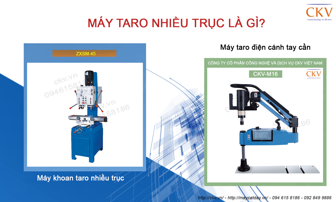 Máy ta rô nhiều trục là gì? - Có nên mua máy taro cầm tay hay không?