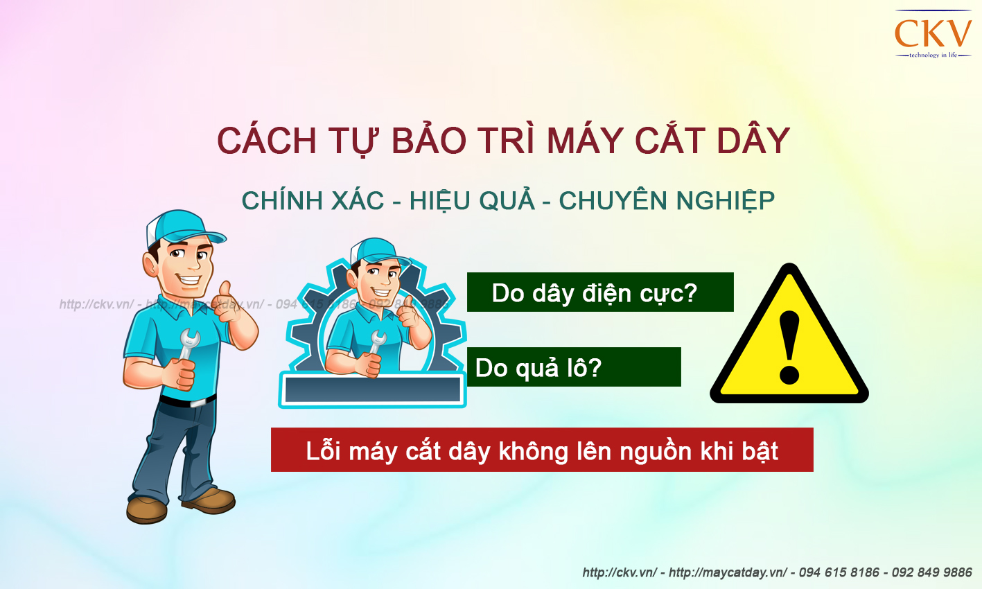 Cách tự bảo trì máy cắt dây molypden đơn giản và chuyên nghiệp
