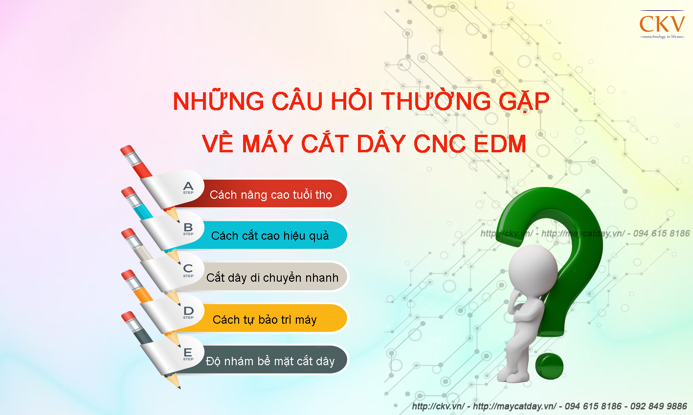 Câu hỏi thường gặp về cắt dây CNC EDM