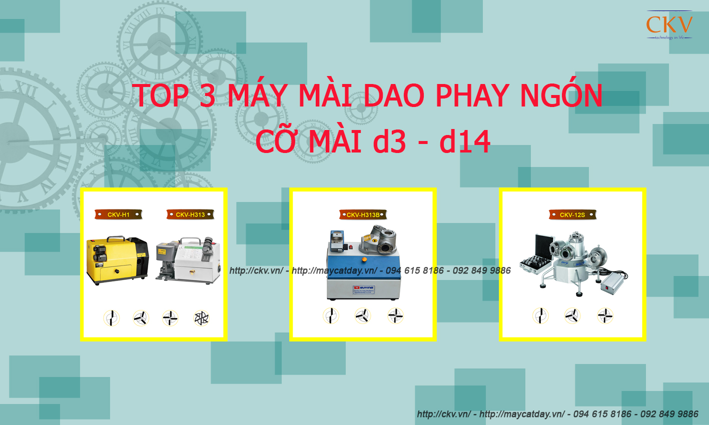 Top 3 máy mài dao phay ngón giá rẻ cỡ mài 3 - 14mm