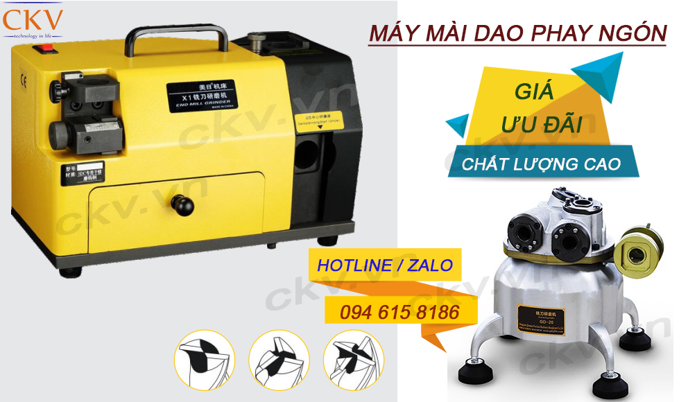Máy mài dao phay ngón fi3 - fi13