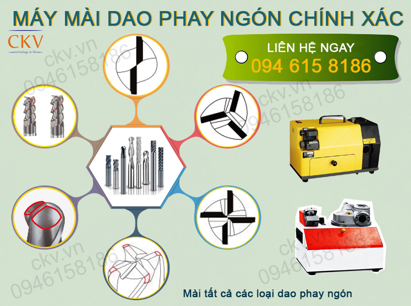 6 LOẠI MÁY MÀI DAO PHAY NGÓN CHÍNH XÁC NÊN CHỌN MUA
