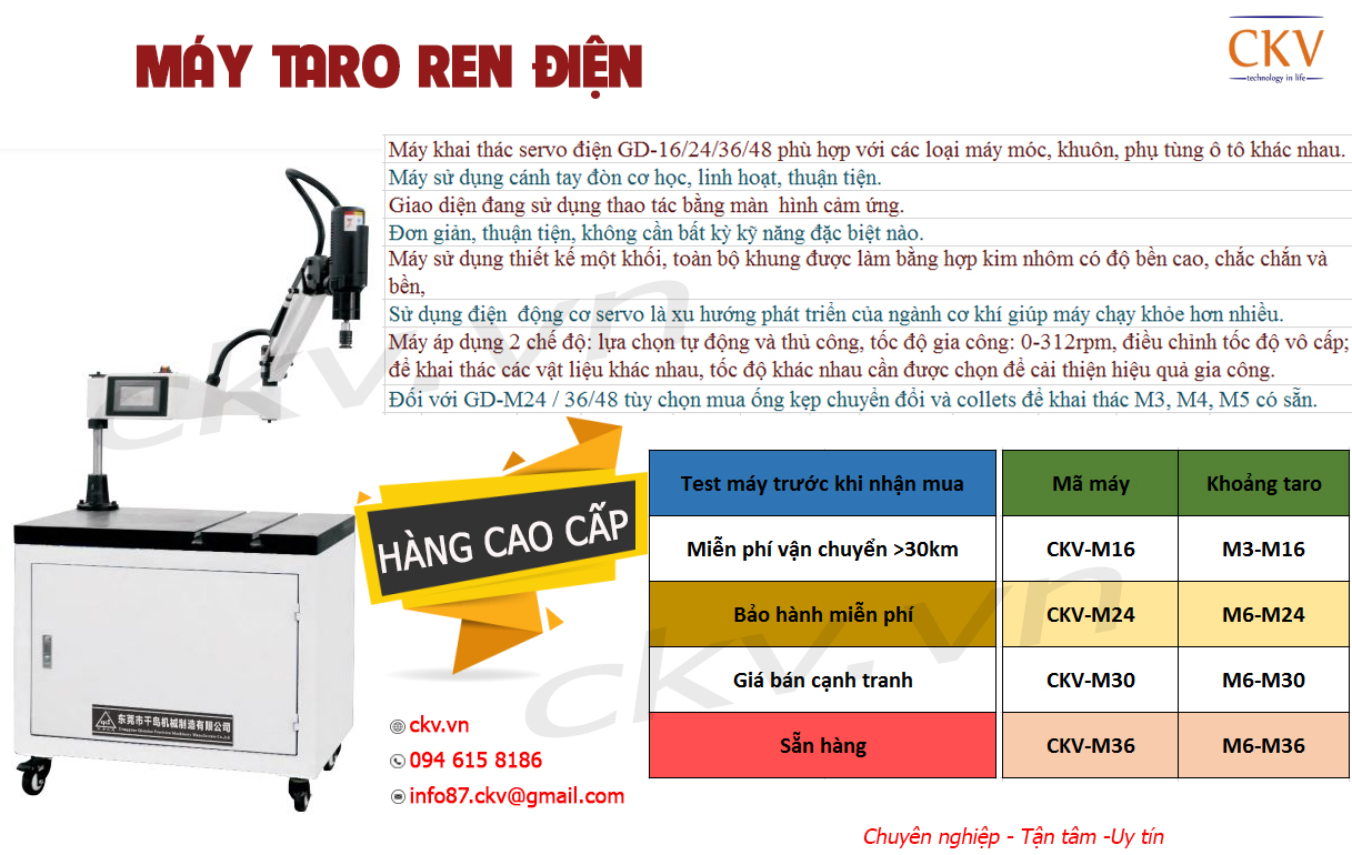 MÁY TARO ĐIỆN