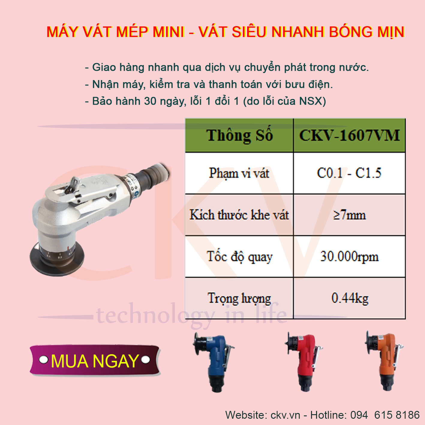 Máy vát mép cầm tay mini chuyên dụng