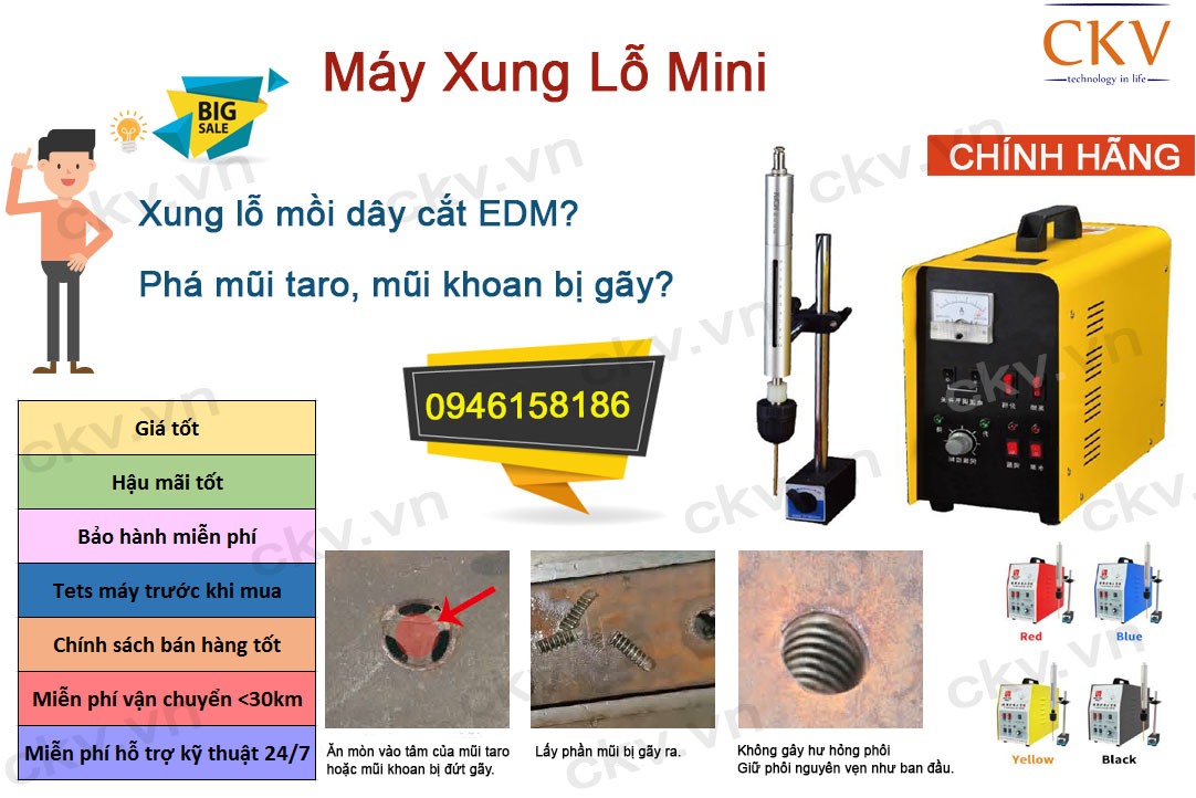Máy xung lỗ (Máy đục lỗ mini)
