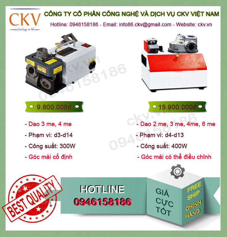 Mua máy mài dao phay ngón chỉ 9tr8 - Có nên mua hay không?