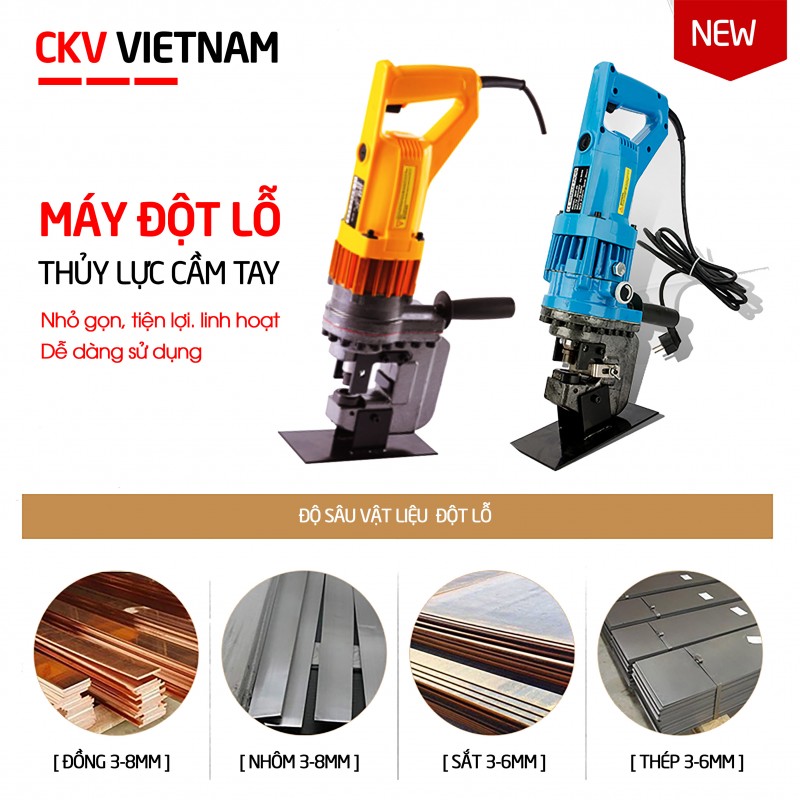 Hướng dẫn bảo dưỡng máy đột thủy lực cầm tay đơn giản đúng cách