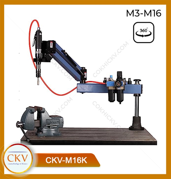 Máy Taro tay cần khí nén – Taro M16 & Nhiều size khác nhanh chóng