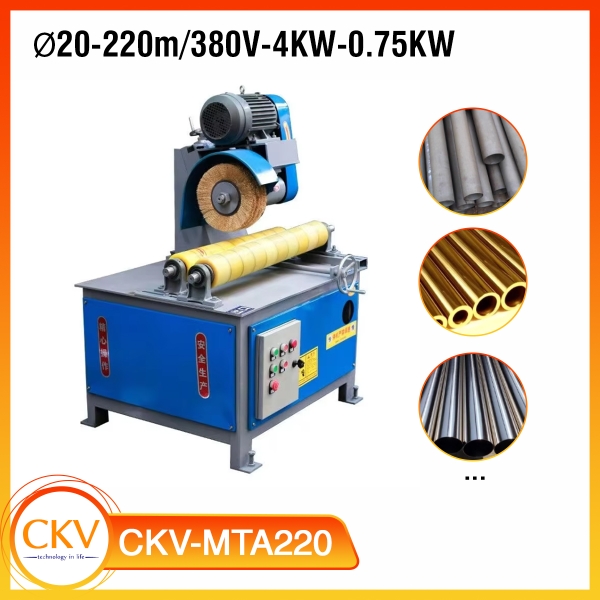 Ứng dụng máy chà nhám ống tròn trong các xưởng phụ trợ công nghiệp Bắc Ninh