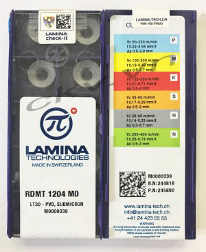 Chíp phay lamina RDMT1204 MO LT30